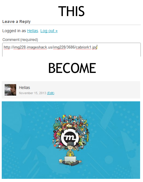 Embed Comment Images in WordPress