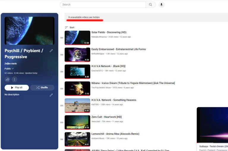 N unavailable videos are hidden – YouTube Message and Fix